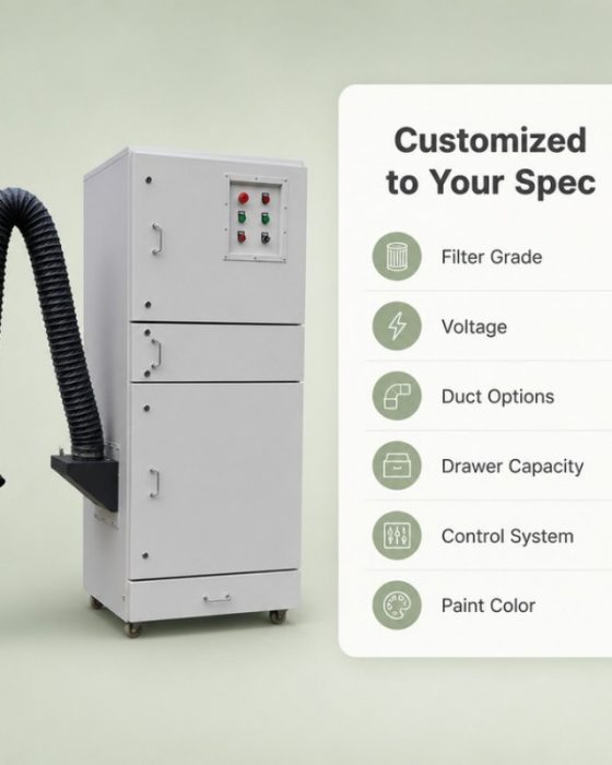 Mobile Cartridge Dust Collector for Industrial Dust Removal