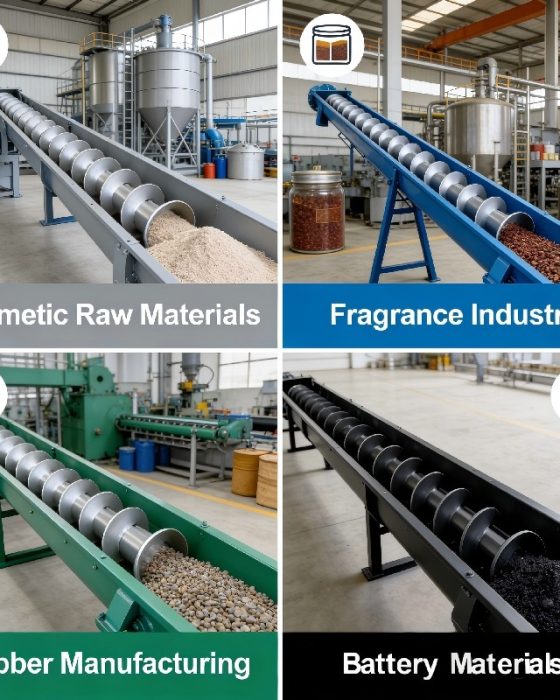 Screw Conveyor for Bulk Material Transport