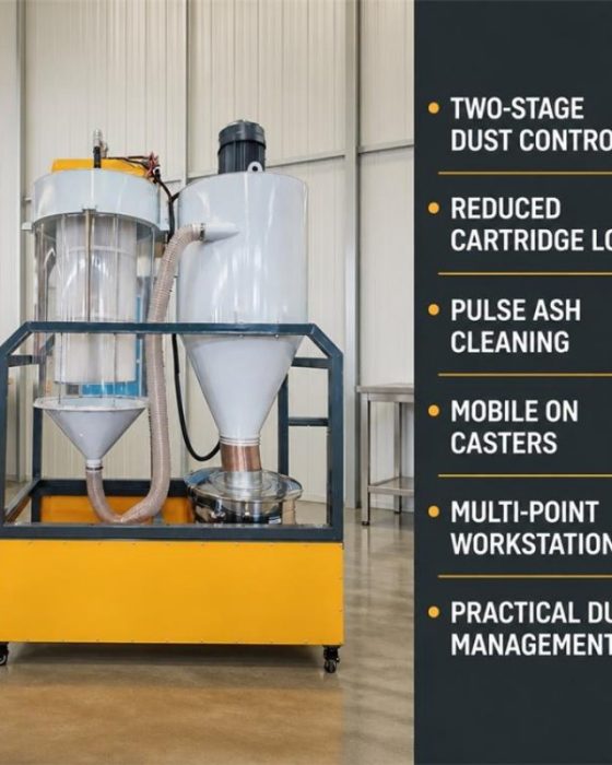 Industrial Cyclone Cartridge Dust Collector