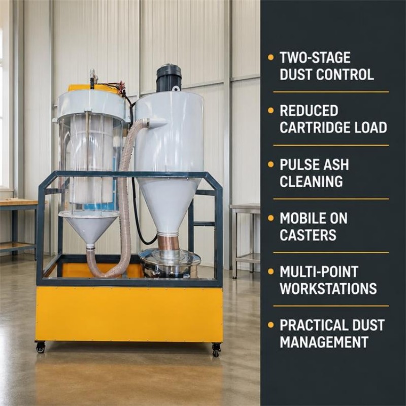 Cyclone Cartridge Dust Collector